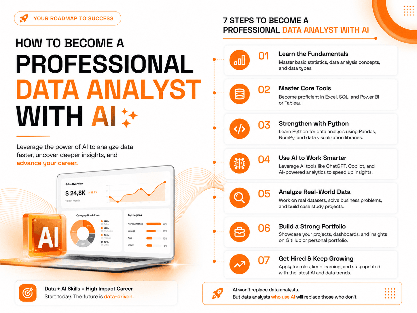 How to Become a Professional Data Analyst with AI in 2026